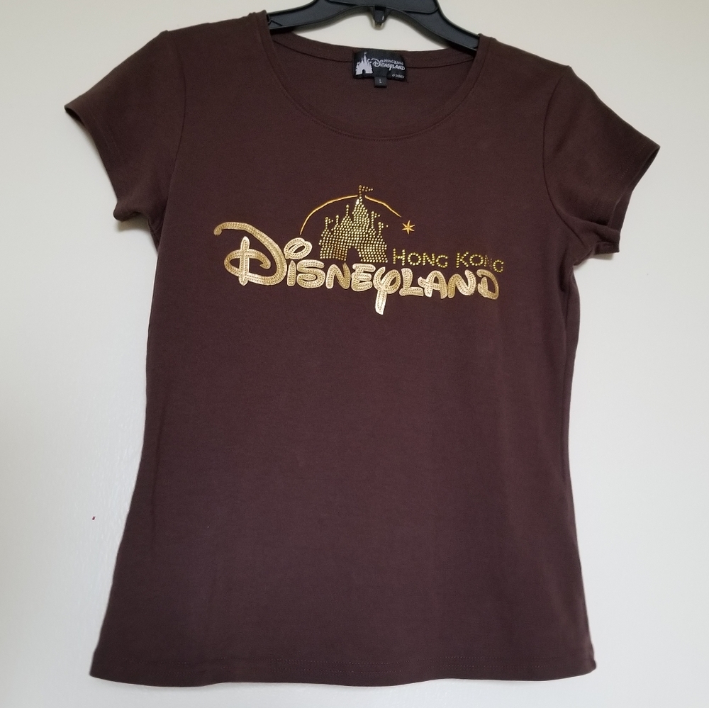 Disneyland Hong Kong Sparkle Tee by Disney